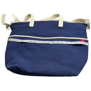 Diaper bag BeautyCounter blue bag with changing mat